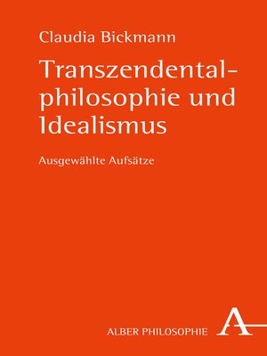 cover image of Transzendentalphilosophie und Idealismus